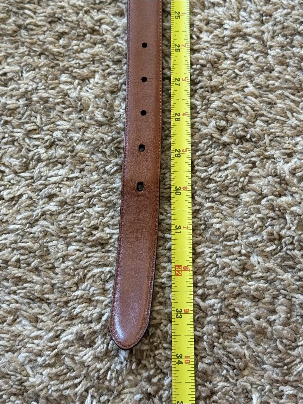 Ralph Lauren Croc-Embossed Leather Belt